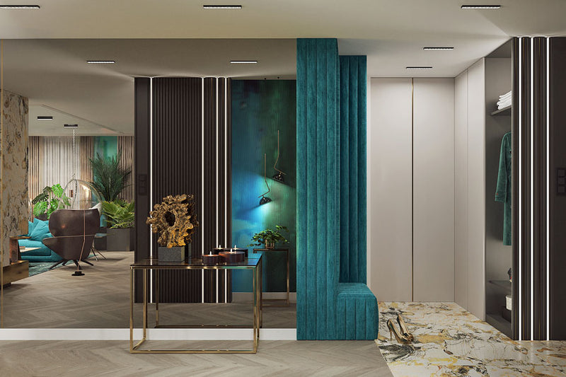 Zabudowa korytarza <-