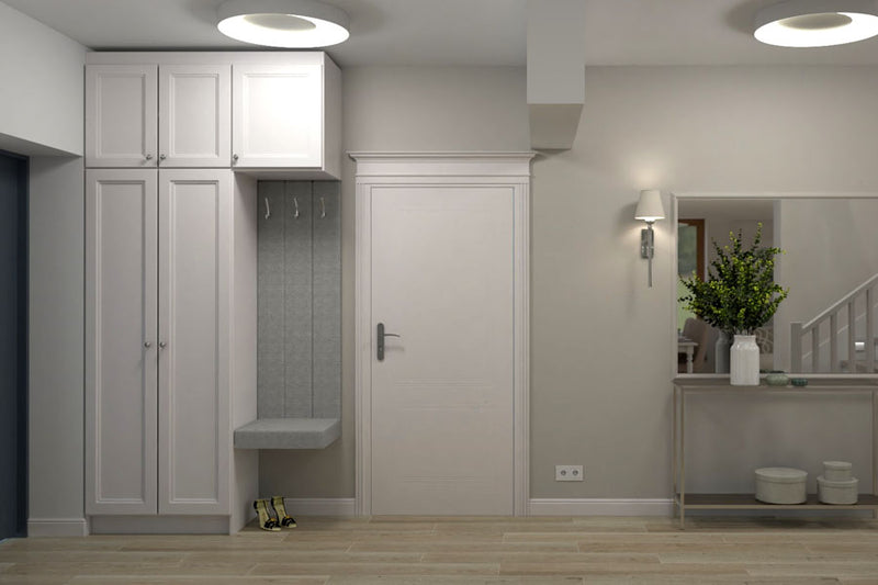 Zabudowa korytarza <-