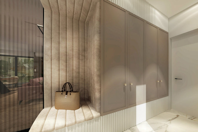 Zabudowa korytarza <-